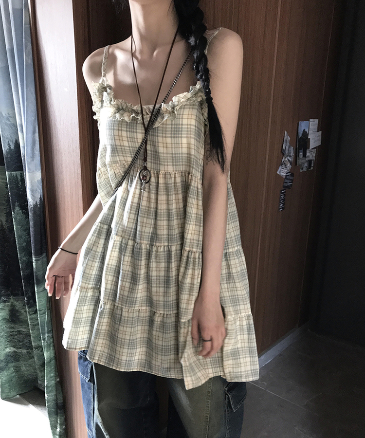フリルキャミソールワンピース LIGHT YELLOW