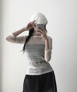 ファッション雑貨 フラワーハンティングキャップ IVORY