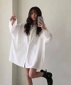 シャツ オーシャンオーバーフィットシャツ IVORY