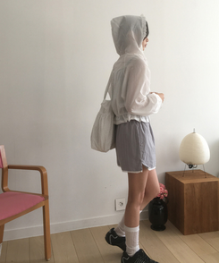 ショートパンツ パンチングレースショートパンツ GREY