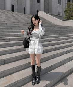 ショートパンツ レースショートパンツ IVORY