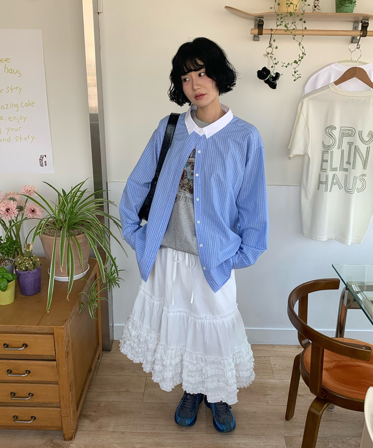 モコフリルスカート IVORY