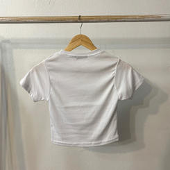 半袖Tシャツ スパン無地クロップ半袖Tシャツ(10color)