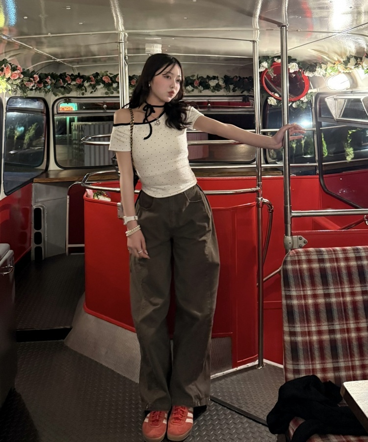 멜티도트티셔츠 화이트