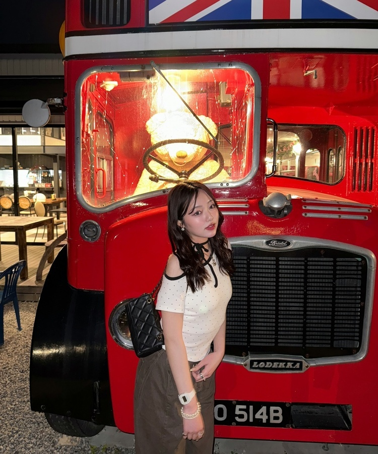 멜티도트티셔츠 화이트