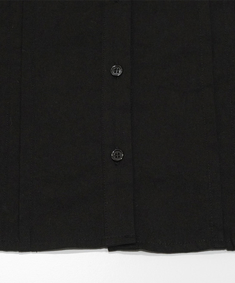 リボンラウンドパフブラウス