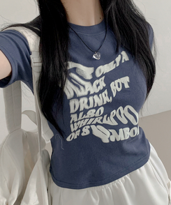 半袖Tシャツ ボートライン半袖Tシャツ(5color) BLUE