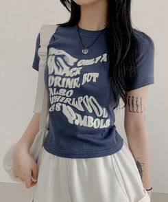 半袖Tシャツ ボートライン半袖Tシャツ(5color) BLUE