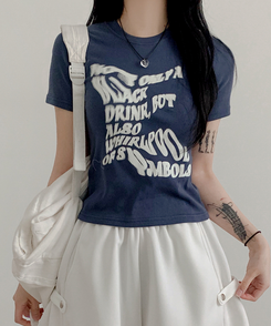 半袖Tシャツ ボートライン半袖Tシャツ(5color) BLUE