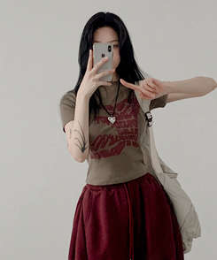 半袖Tシャツ ボートライン半袖Tシャツ(5color) KHAKI