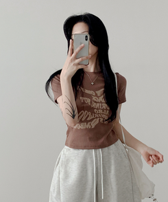 半袖Tシャツ ボートライン半袖Tシャツ(5color) CAMEL