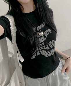 半袖Tシャツ ボートライン半袖Tシャツ(5color) BLACK