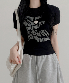 半袖Tシャツ ボートライン半袖Tシャツ(5color) BLACK