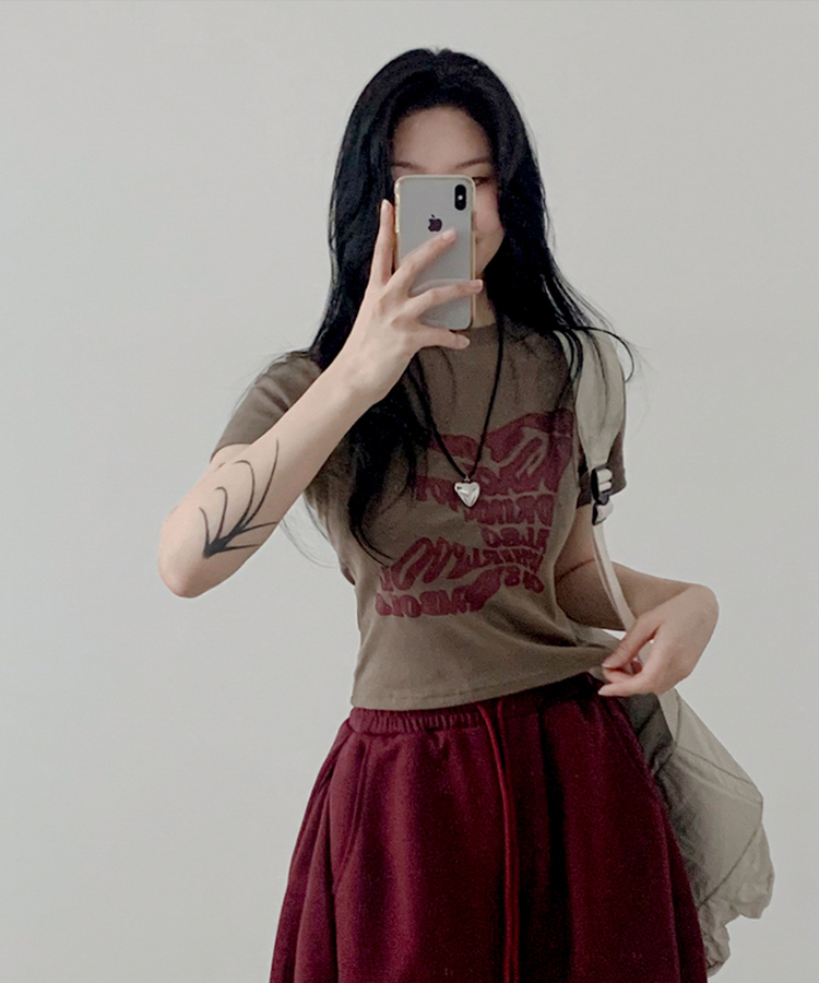 ボートライン半袖Tシャツ(5color) KHAKI