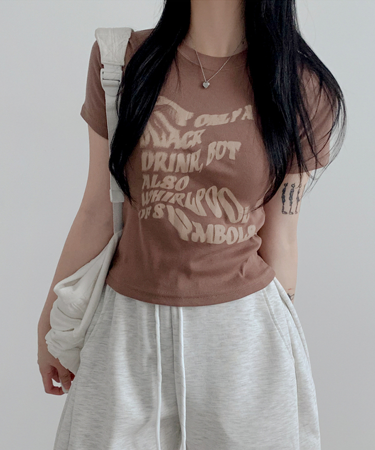 ボートライン半袖Tシャツ(5color) CAMEL