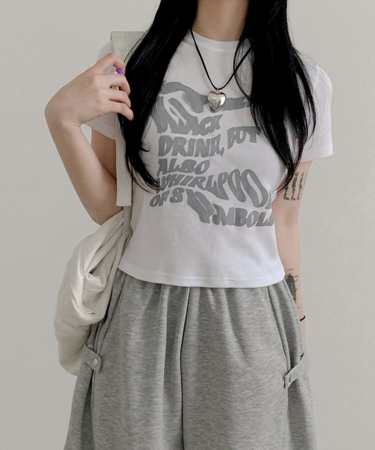 ボートライン半袖Tシャツ(5color) WHITE