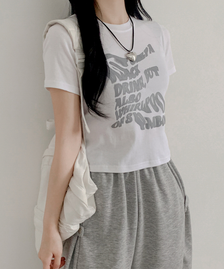ボートライン半袖Tシャツ(5color) WHITE