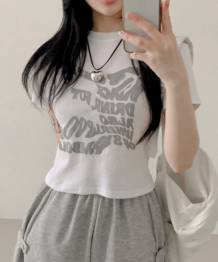 ボートライン半袖Tシャツ(5color) WHITE