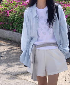 半袖Tシャツ シェルラウンド半袖Tシャツ IVORY