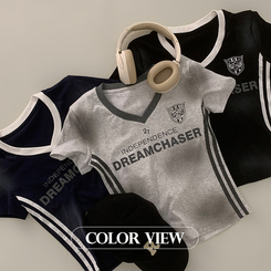半袖Tシャツ バイカラーライン半袖Tシャツ