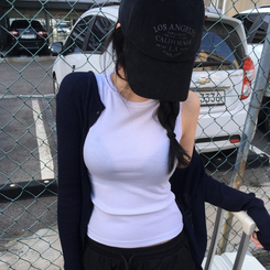 ベーシックホルターキャミソール(8color) WHITE