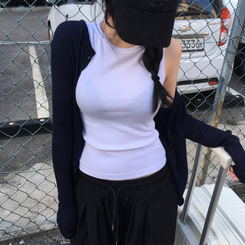カーディガン サマーカーディガン(5color) NAVY