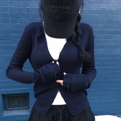 カーディガン サマーカーディガン(5color) NAVY
