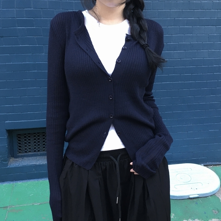 サマーカーディガン(5color) NAVY