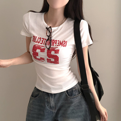 半袖Tシャツ 23シャーリング半袖Tシャツ IVORY