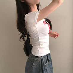 半袖Tシャツ 23シャーリング半袖Tシャツ IVORY