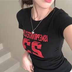 半袖Tシャツ 23シャーリング半袖Tシャツ BLACK