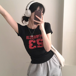 半袖Tシャツ 23シャーリング半袖Tシャツ BLACK