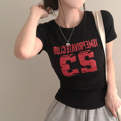 半袖Tシャツ 23シャーリング半袖Tシャツ BLACK