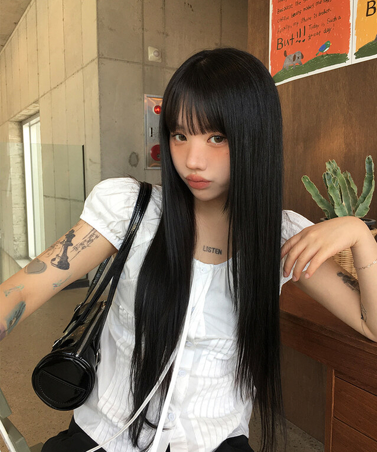 リボンストラップパフ半袖ブラウス IVORY