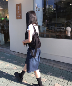 ショートパンツ バミューダウォッシングデニムパンツ DEEP BLUE
