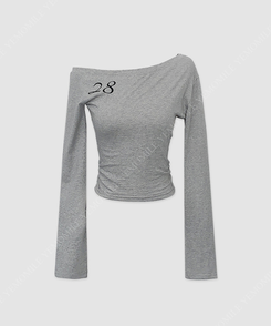 長袖Tシャツ オフクロップTシャツ