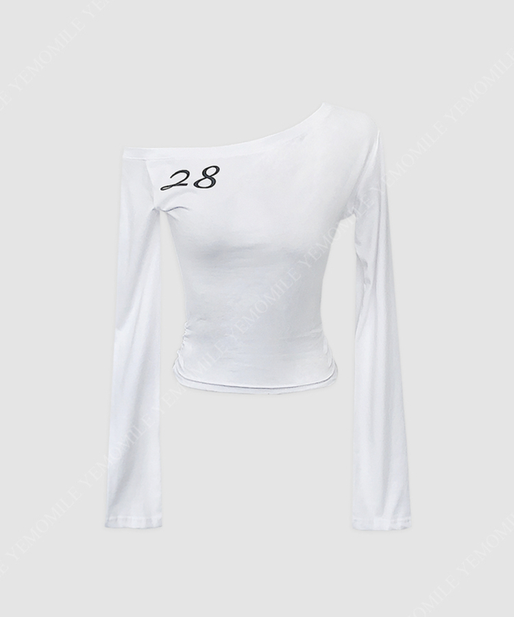 オフクロップTシャツ
