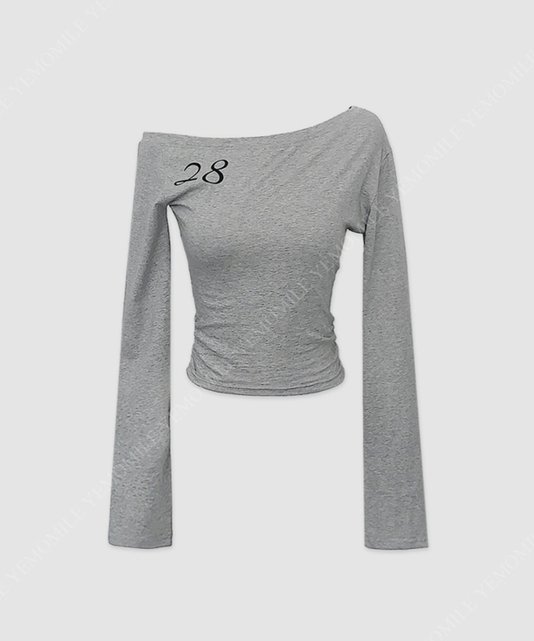 オフクロップTシャツ