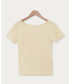 半袖Tシャツ ラウンドスリムコットン半袖Tシャツ(9color)