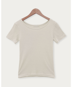 半袖Tシャツ ラウンドスリムコットン半袖Tシャツ(9color)
