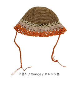 ファッション雑貨 レインボー麦わら帽子