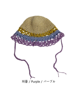 ファッション雑貨 レインボー麦わら帽子