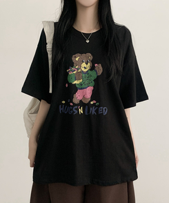 半袖Tシャツ ハグベア半袖Tシャツ BLACK