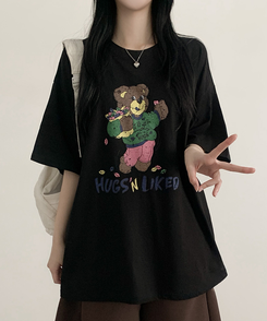 半袖Tシャツ ハグベア半袖Tシャツ BLACK