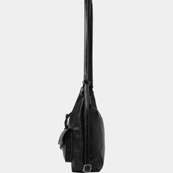 バックバッグ・スクールバッグ ツーポケットバックルショルダーバックパック BLACK
