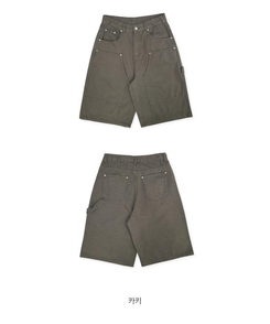 カーフェンダースリットバミューダパンツ