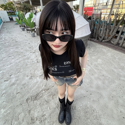 デニム ヴィンテージショートパンツ BLUE