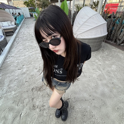 デニム ヴィンテージショートパンツ BLUE