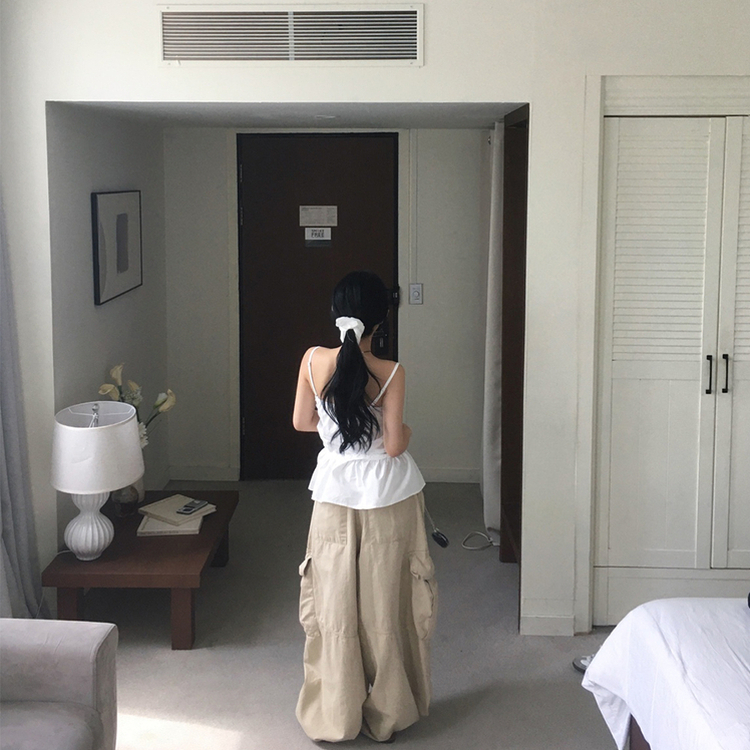 カーゴバルーンワイドパンツ BEIGE