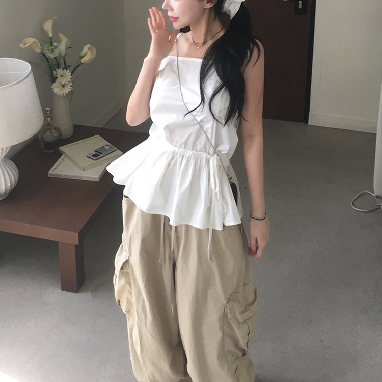 カーゴバルーンワイドパンツ BEIGE